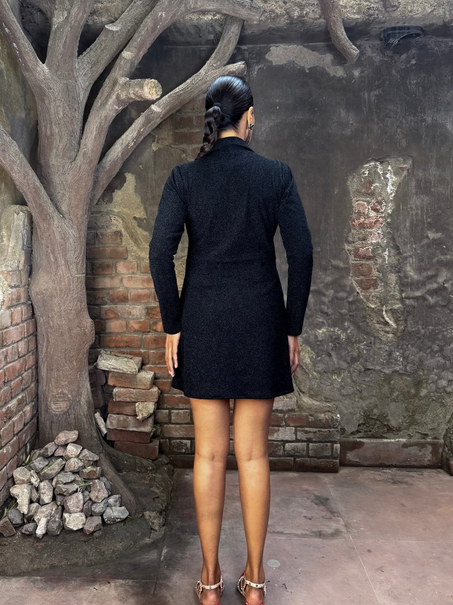 Noir Blazer Dress