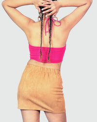 Elara Bow Crop Top | Effortlessly Chic Bow Tops