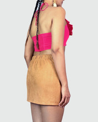 Elara Bow Crop Top | Effortlessly Chic Bow Tops