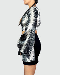 Verve Crop Top with Flared Sleeves