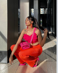 Elara Bow Crop Top | Effortlessly Chic Bow Tops - Sledge
