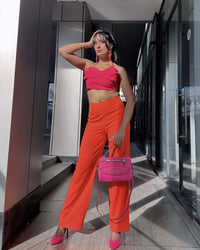 Elara Bow Crop Top | Effortlessly Chic Bow Tops - Sledge