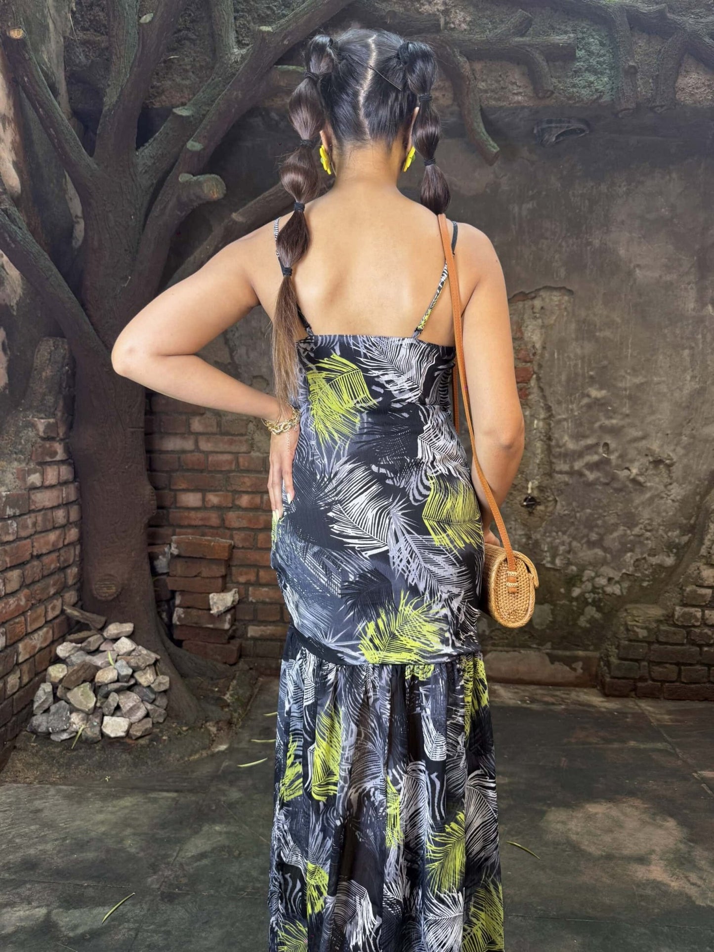 Tropira Tropical Maxi Dress for Women with High Slit - Sledge